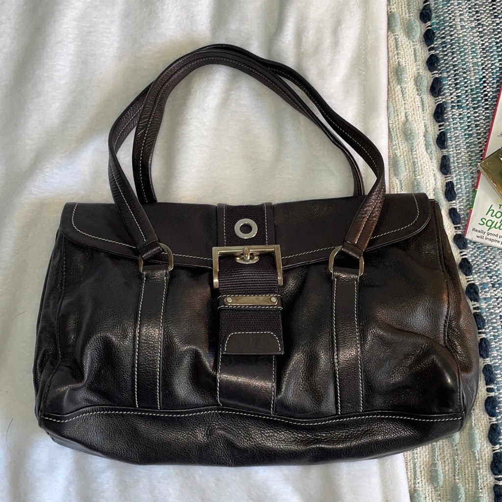 Prada Tessuto Easy Leather Tote Bag